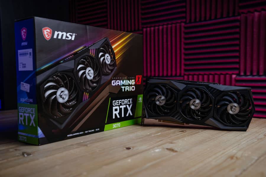 RTX 3070 Gaming Trio with box