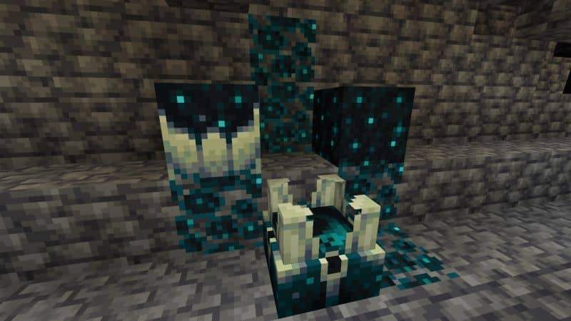 Minecraft The Wild Update snapshot 22w11a Sculk Blocks Deep Dark