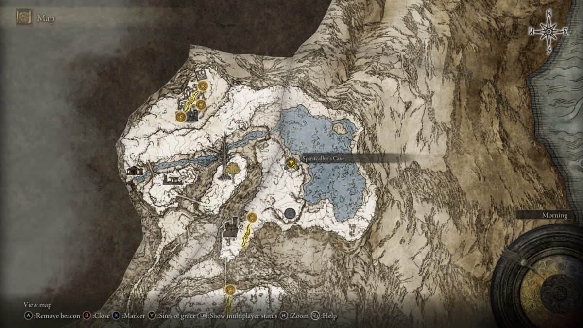 Spiritcallers Cave Map