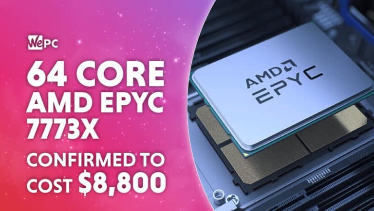 AMD epyc 7773X confirmed to cost 8800
