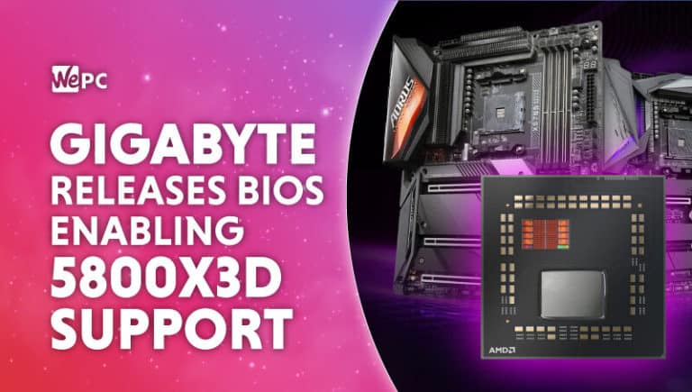 GIGABYTE releases BIOS enabling 5800X3D support