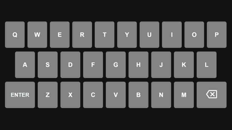 keyboard dark
