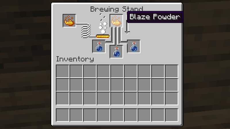 Blaze Powder Minecraft Strength Potion