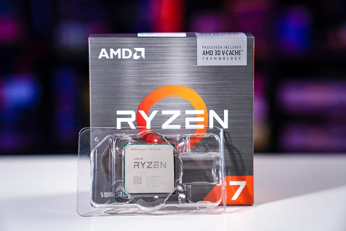 AMD Ryzen 7 5800X3D out of box 