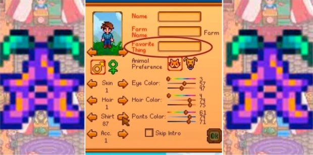 What is ‘Favorite Thing’ in Stardew Valley?