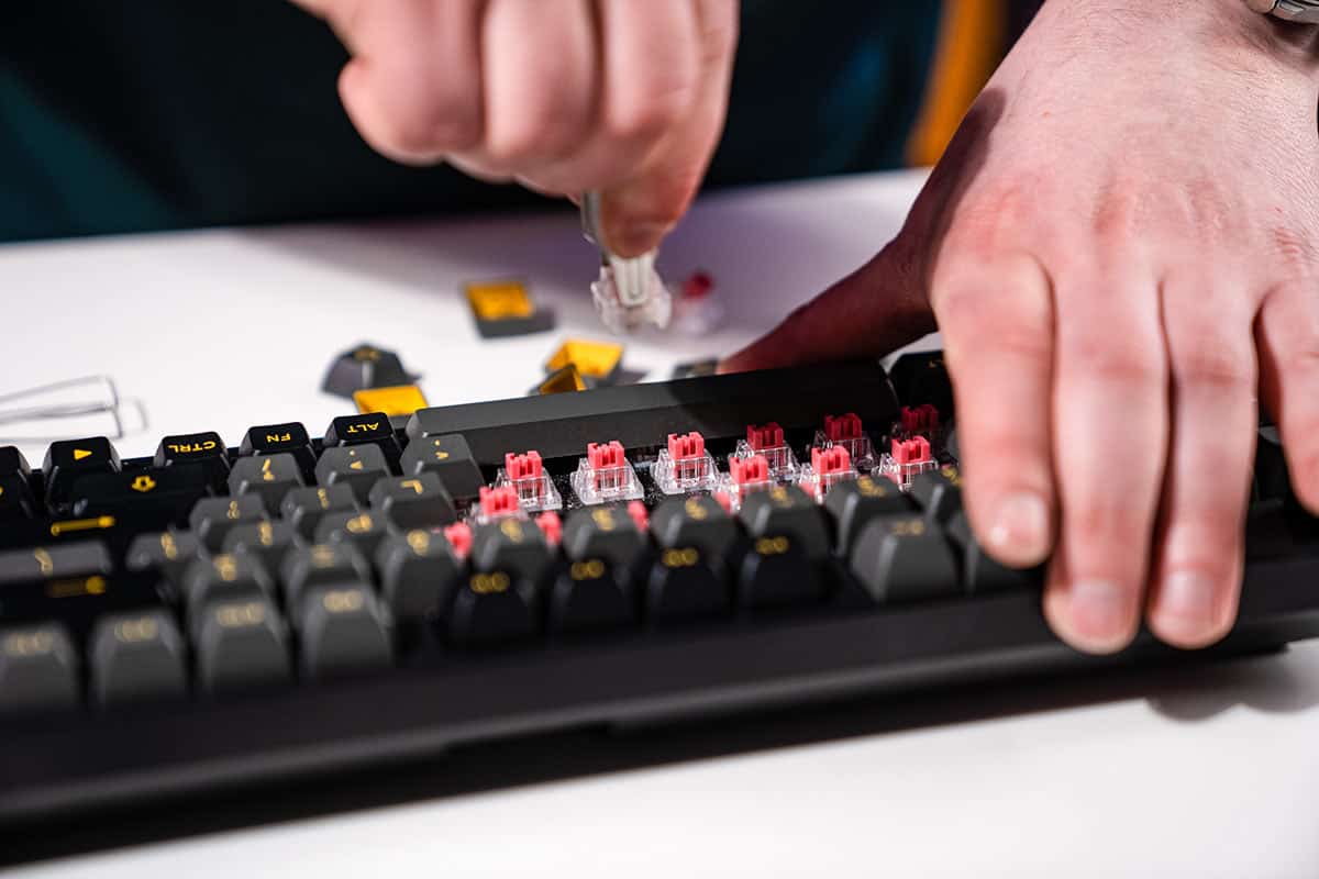 How we test gaming keyboards 08