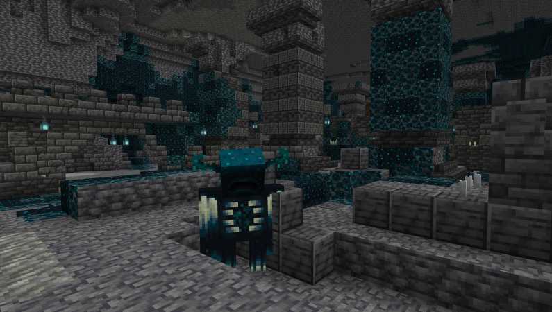 The Minecraft Guardian in Ancient City