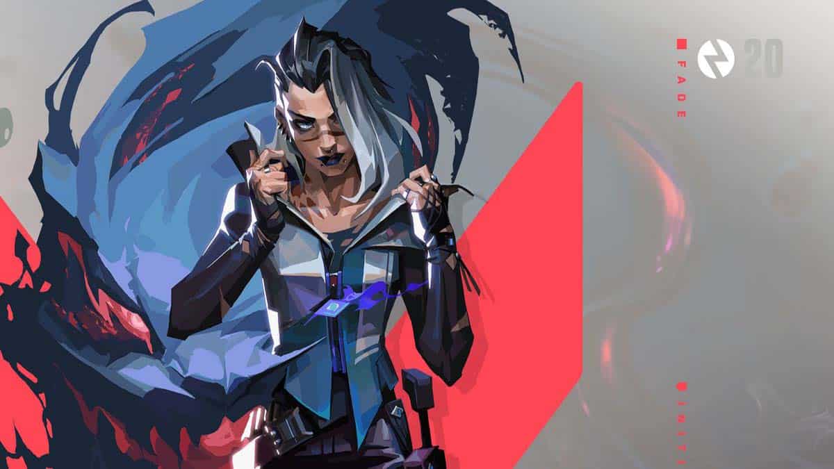 Download Red White Valorant Champ Reyna Wallpaper