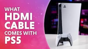 What HDMI cable comes with PS5
