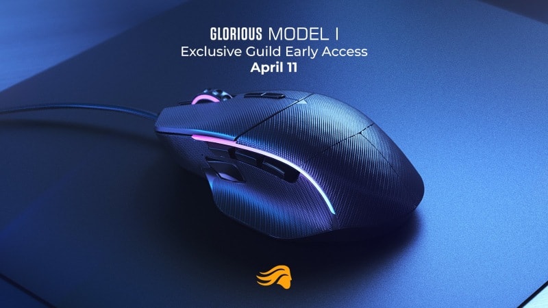 Glorious Model I gaming mouse is available for guild members to pre-order, public pre-orders to open soon.
