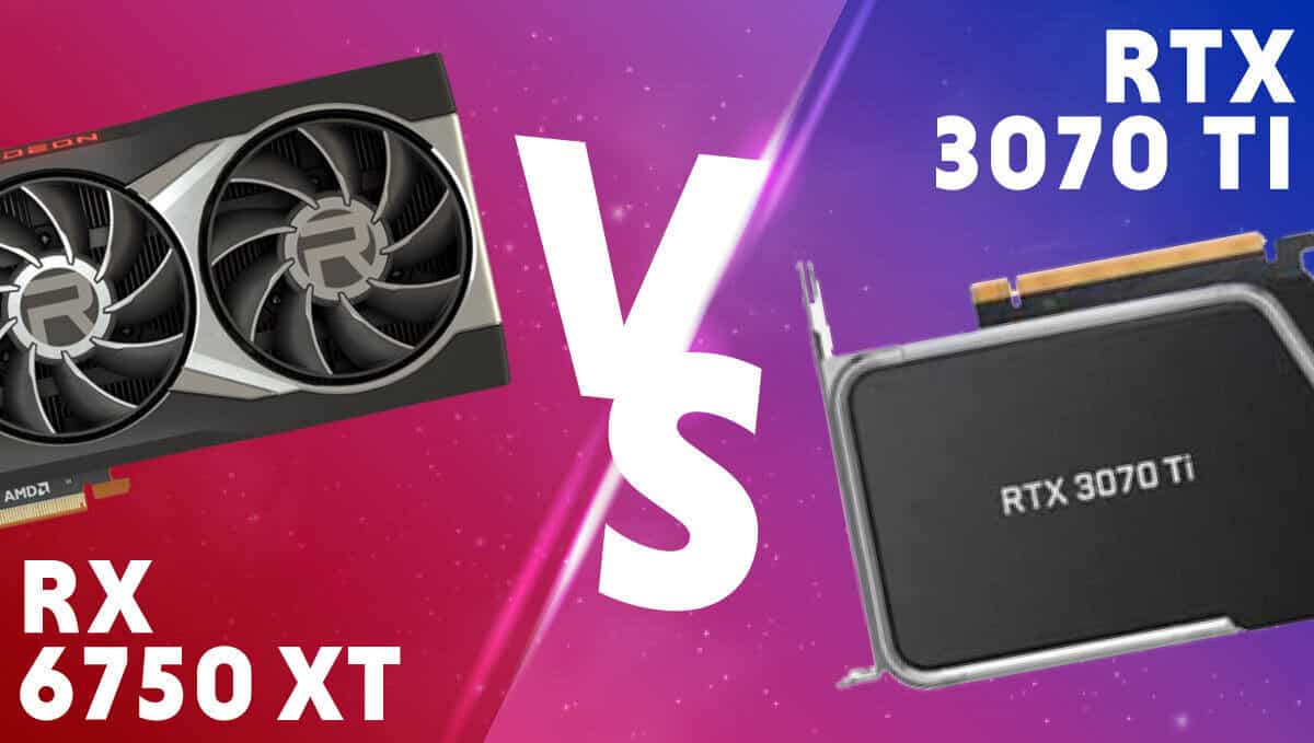 RX 6800 XT vs RTX 3070 Ti vs RX 6750 XT