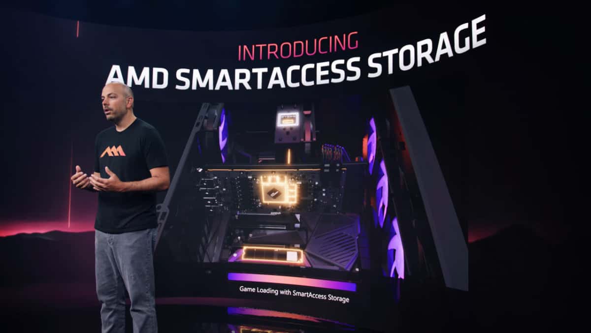 What is AMD smart access storage?