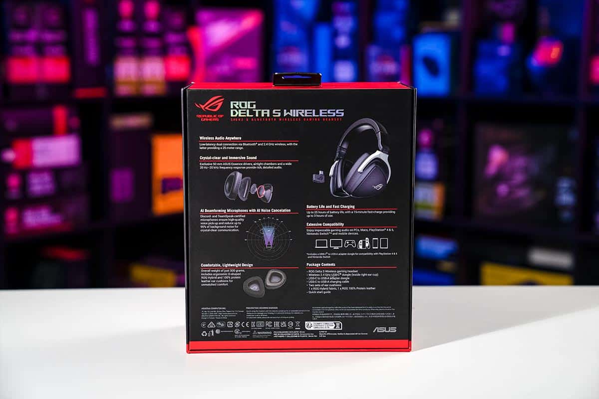 ASUS ROG Delta S Wireless Gaming Headset 2