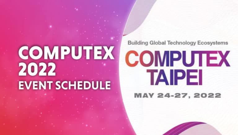 Computex 2022 event schedule