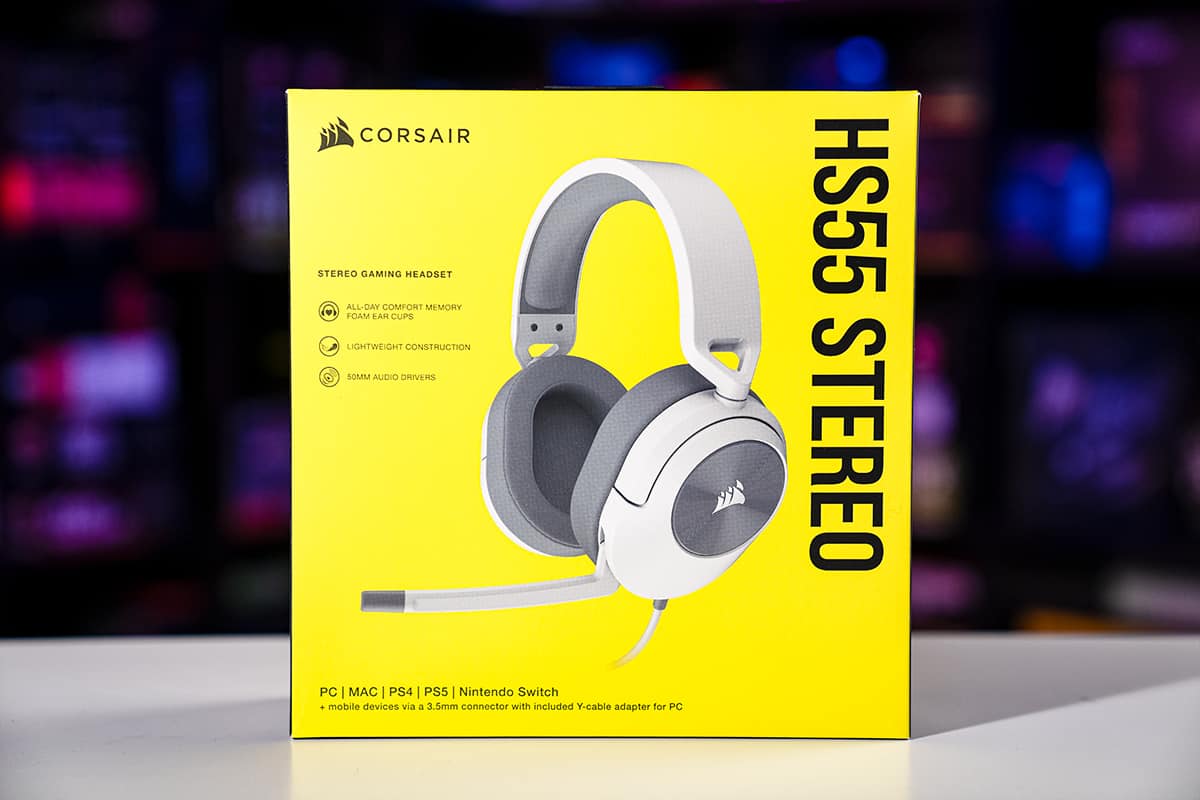 Corsair HS55 wired Stereo gaming headset review