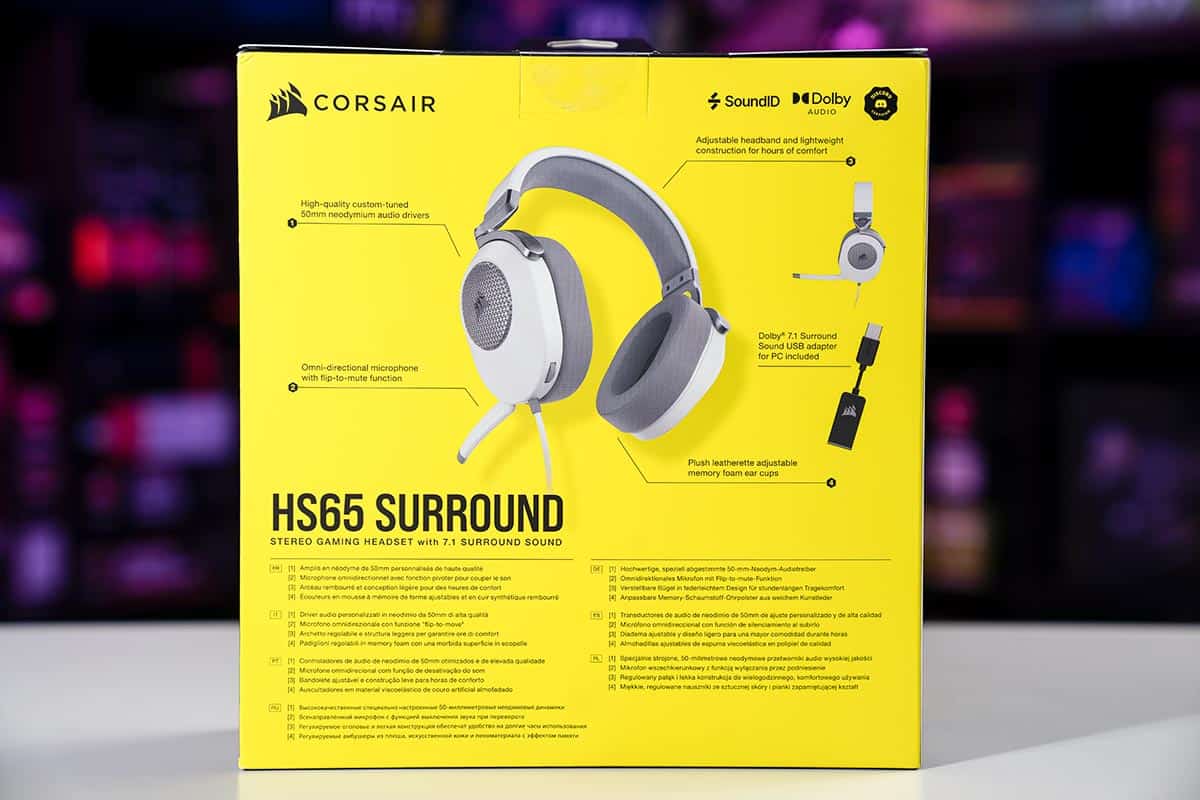 Corsair HS65 Surround Stereo Gaming Headset 2