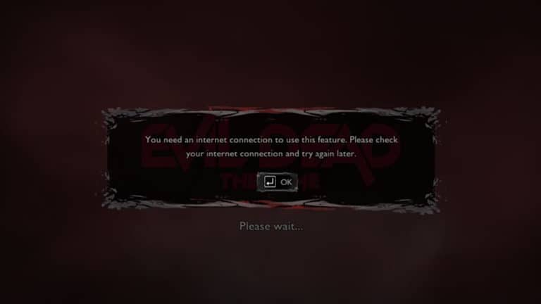 Evil Dead Server connection issues