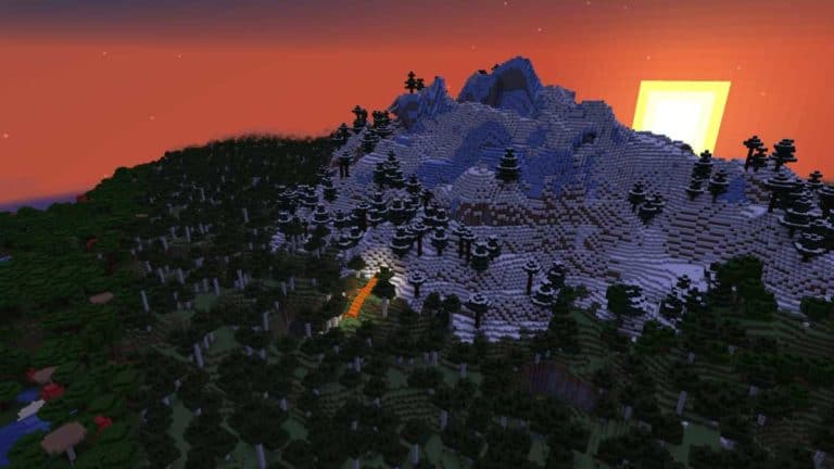 Find World Seed Minecraft landscape