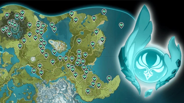 Genshin Impact Anemoculus Map Locations