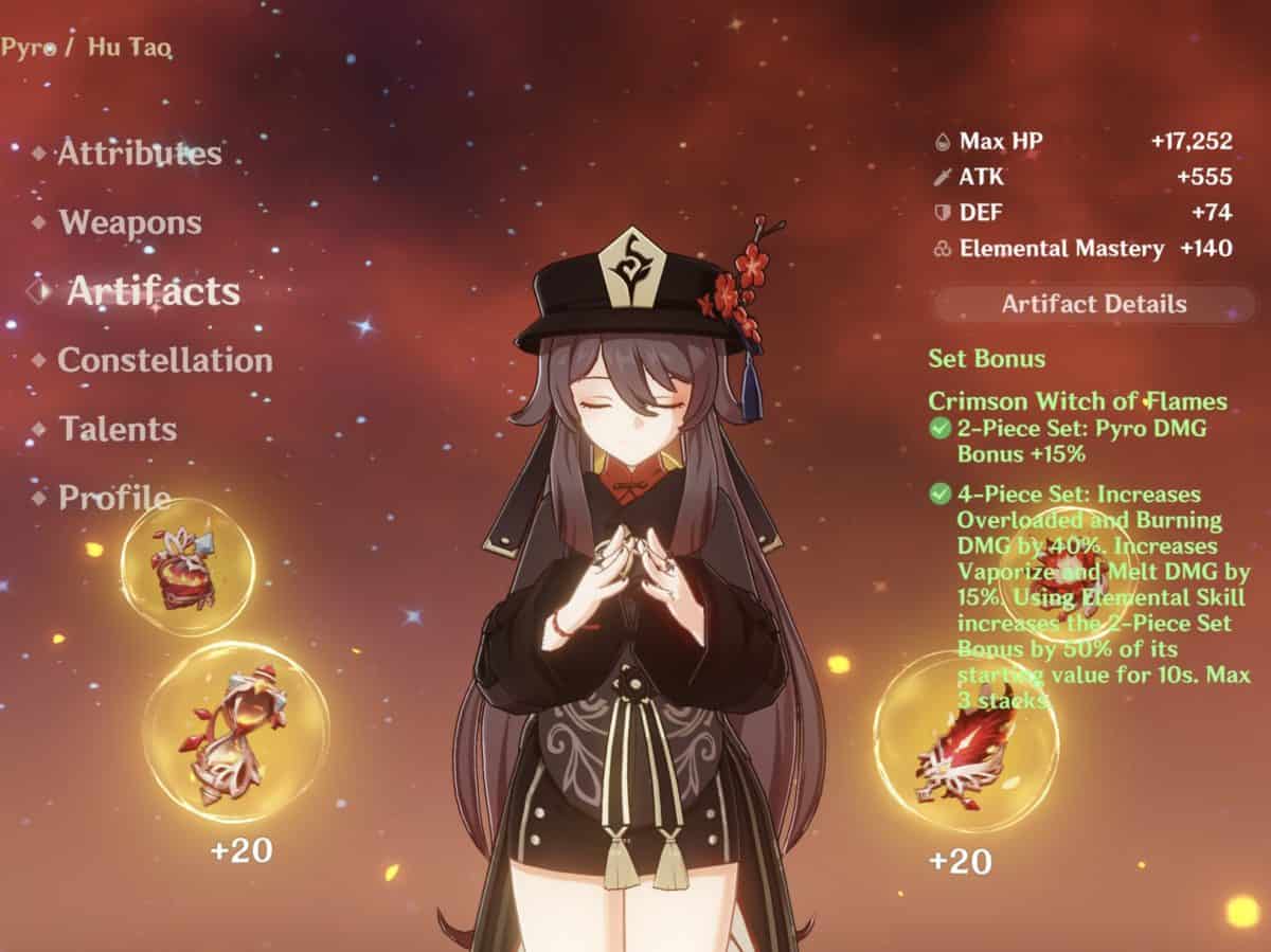 Possibility of new Hu Tao bis artifact on her rerun? Genshin Impact