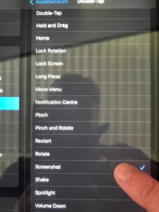 How to take a screenshot on iPad assistivetouch 2