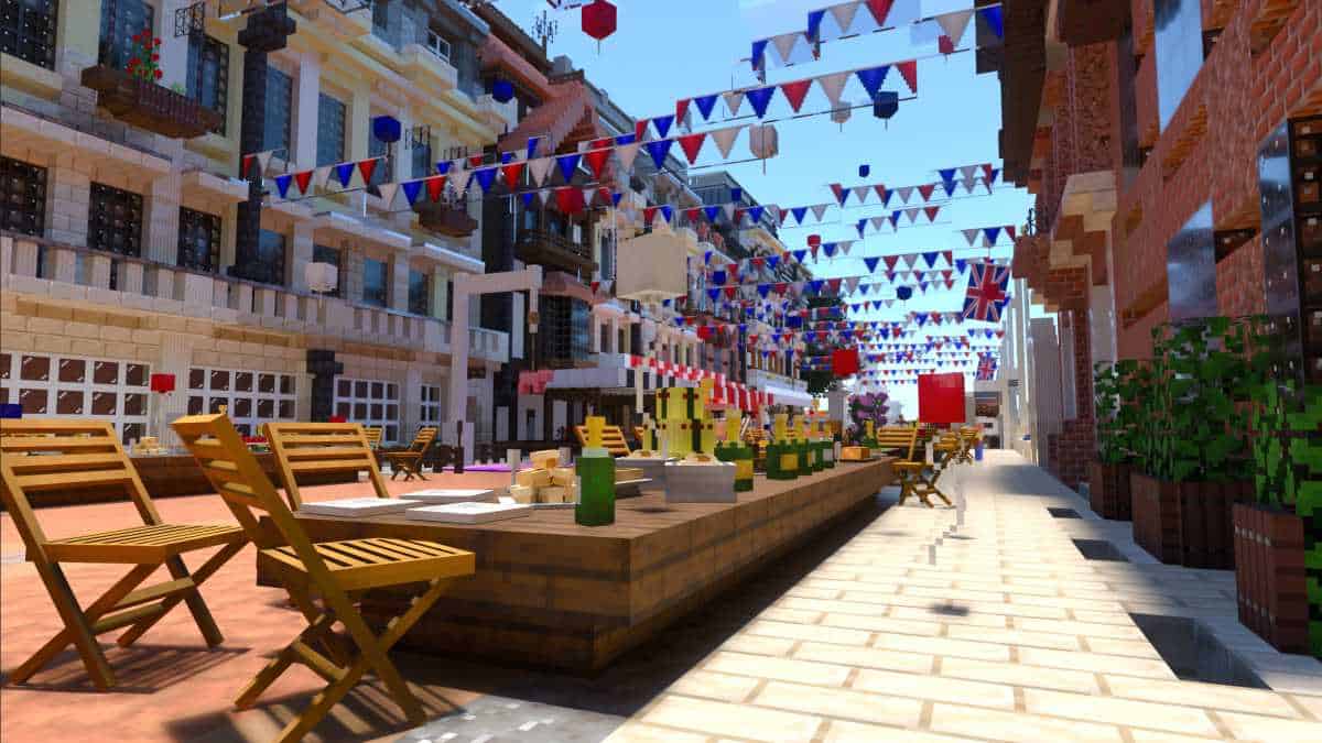 NVIDIA throws a Minecraft Platinum Jubilee Street Party in new free map