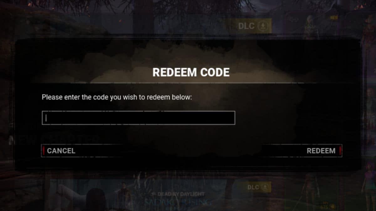 Dead by Daylight redemption codes