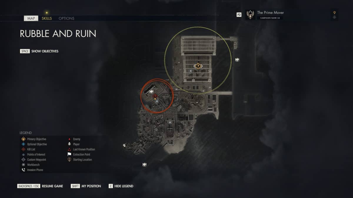 Rubble and Ruin Stone Eagle locations Mission 8