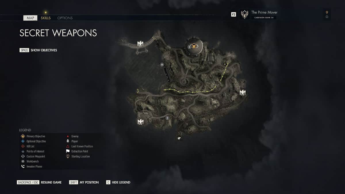 Secret Weapons Stone Eagle locations Mission 7