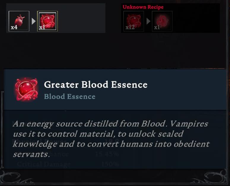 V Rising Greater Blood Essence