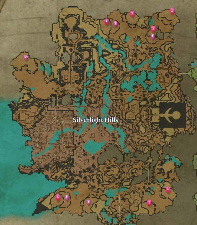 V Rising Silverlight Hills base locations