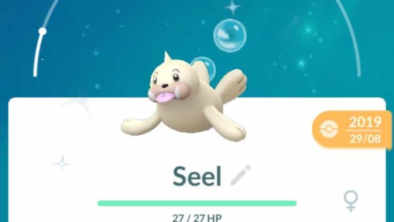 Shiny Seel Dewgong Pokémon GO