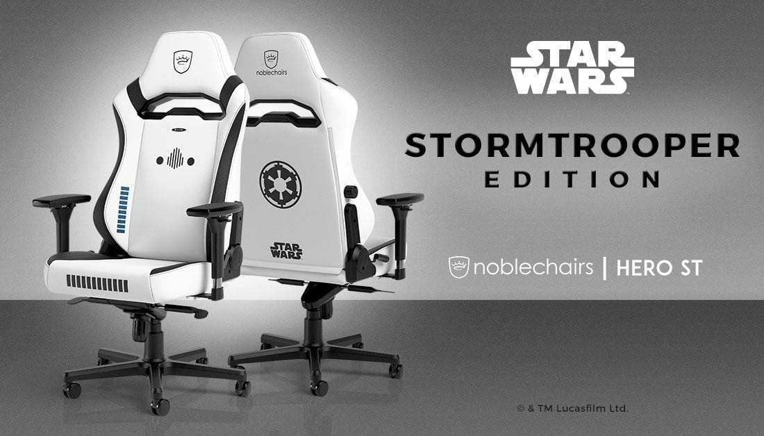 Stormtrooper gaming chair announced by noblechairs