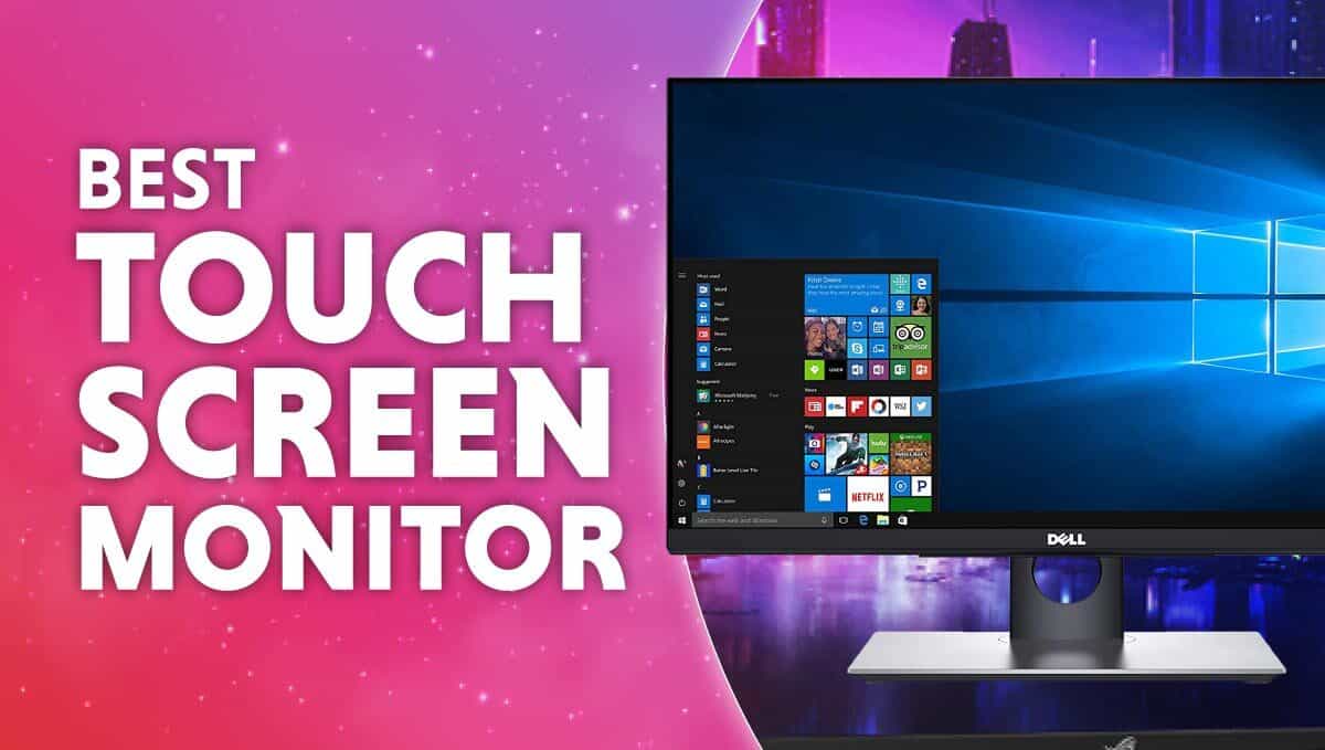 farvestof højt sprede Best touch screen monitor: our top interactive displays for 2023