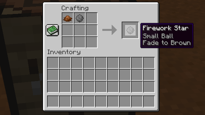 Brown Firework Star Minecraft