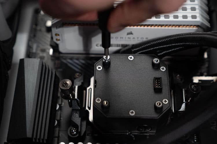 install 4 screws 