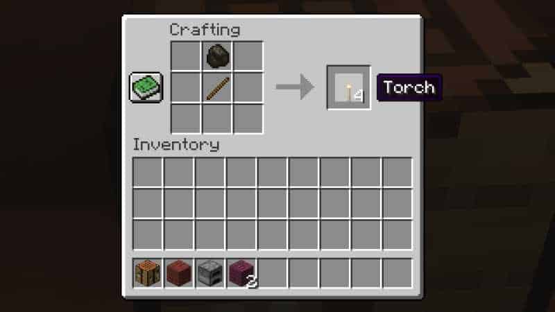Craft Torch Minecraft