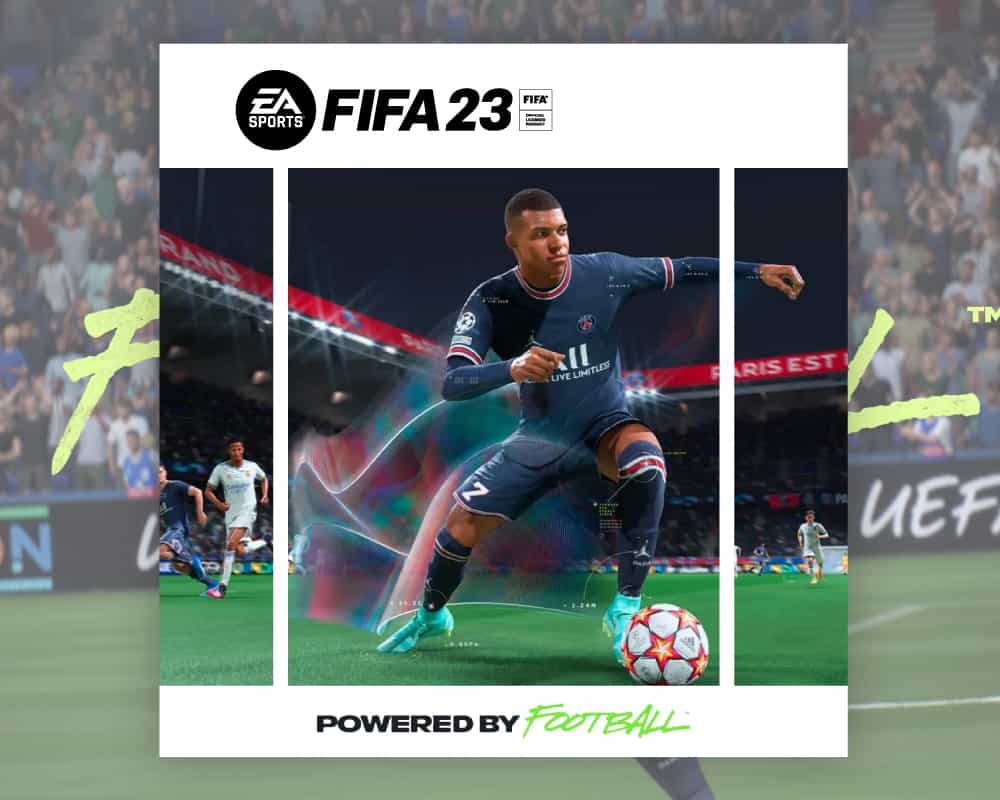 FIFA 23 Cover Art Kylian Mbappé