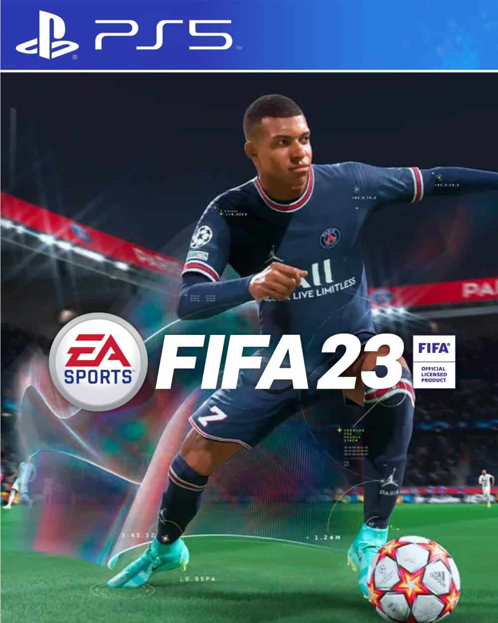 FIFA 23 Cover Art Kylian Mbappé