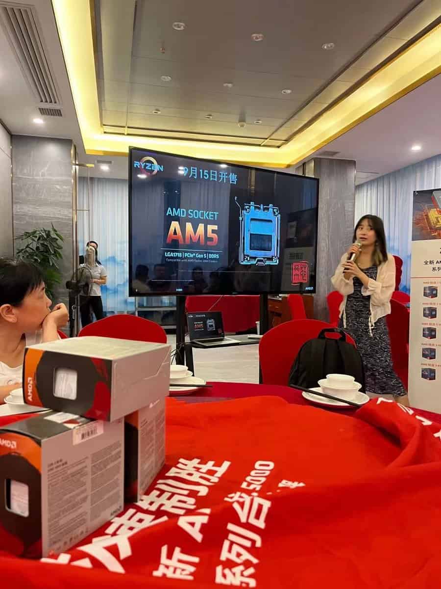 AMD CPU conference AMD zen 4 release on 15th September