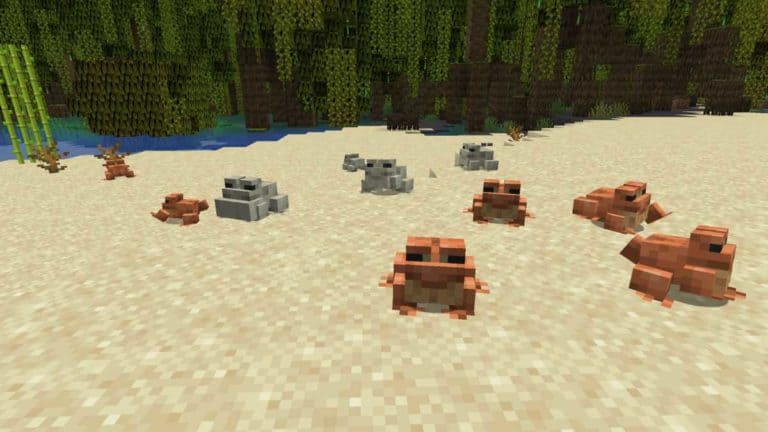 How to find and Tame Frogs in Minecraft