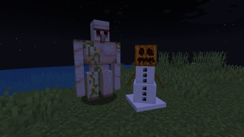 Golem de fer Golem de neige Minecraft