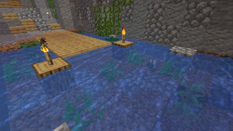 Minecraft Seagrass Water Base Area