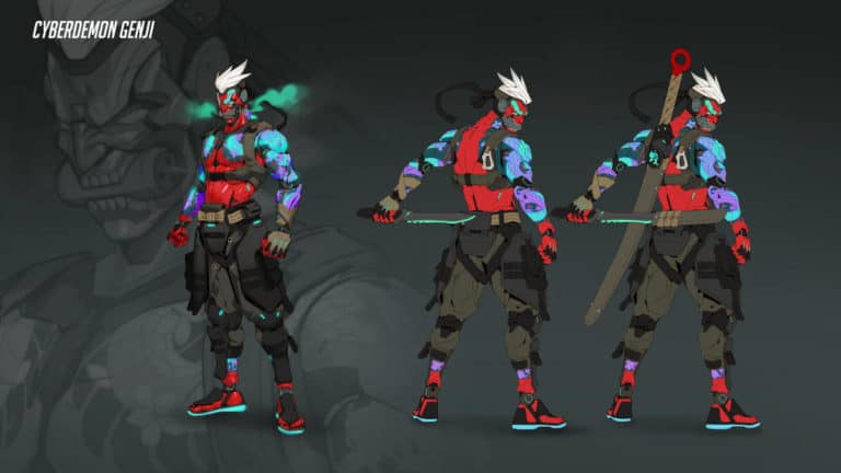 Overwatch 2 Mythic Skins Cybernetic Genji