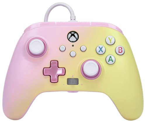 PowerA Pink Lemonade enhanced Xbox controller