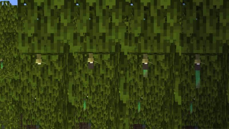 Propagule growth stages Minecraft Mangrove Swamp