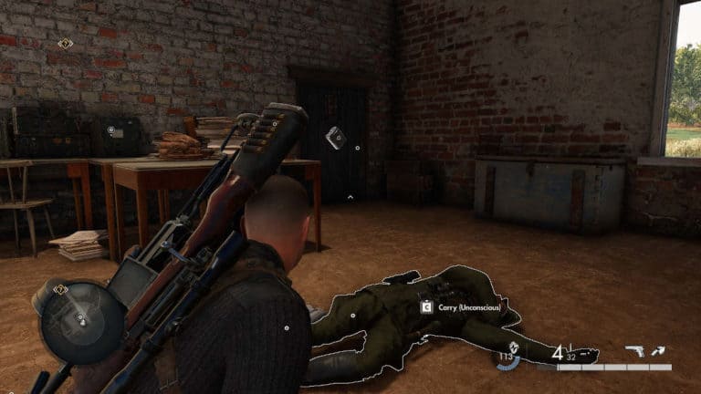 Sniper Elite 5 Occupied Residence workbench locations