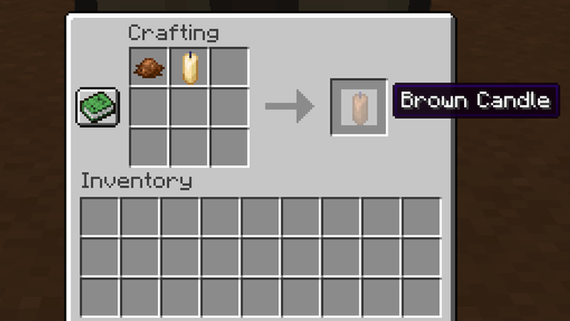 brown candle crafting recipe dye