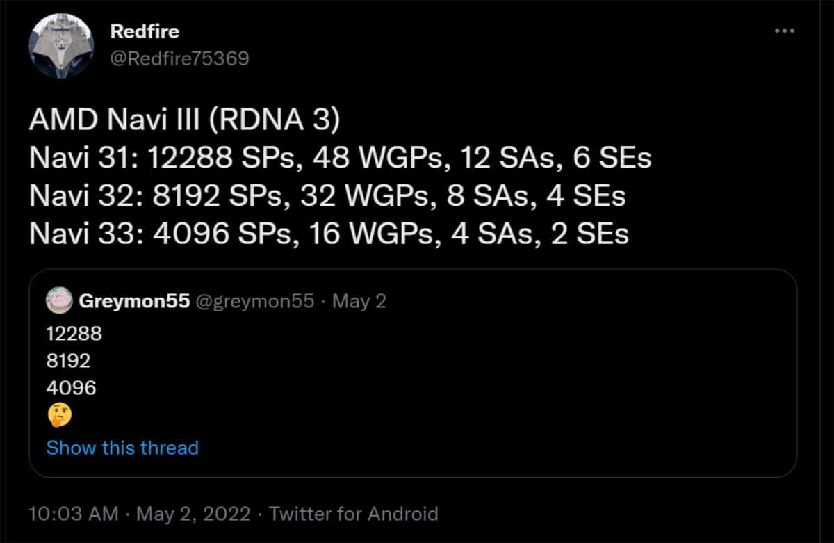AMD RDNA 3 specs 2