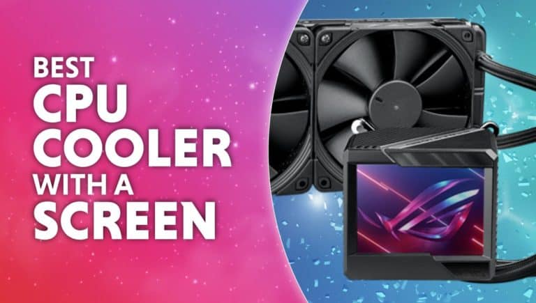 Best cpu cooler with a screen